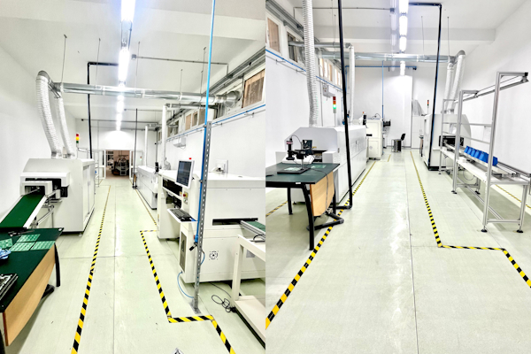 Vue d'ensemble de l'usine ATI Electronics